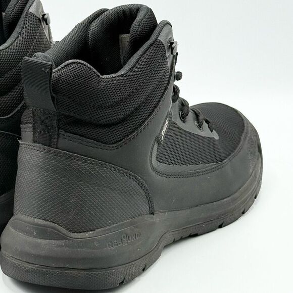 Bogs Shale Mid Glacialgrip WP Black Work Boots - Men’s US 9 / EU 42